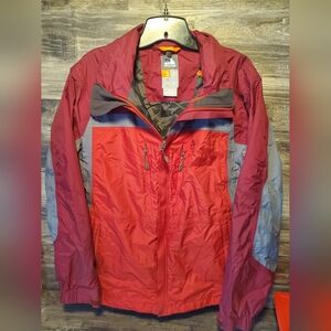 Vtg Nike ACG Red Jacket Coat Parka Adult Men's Small Outer Layer Windbreaker